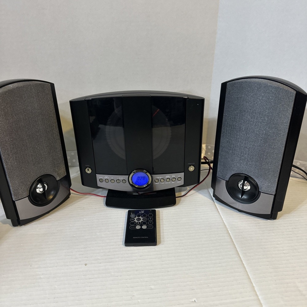GPX HM3817DTBLK Wall-Mountable Micro FM Stereo System CD-Player ALL WORKS - Picture 2 of 16